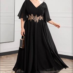 SHEIN formal black dress *never been worn* 3x